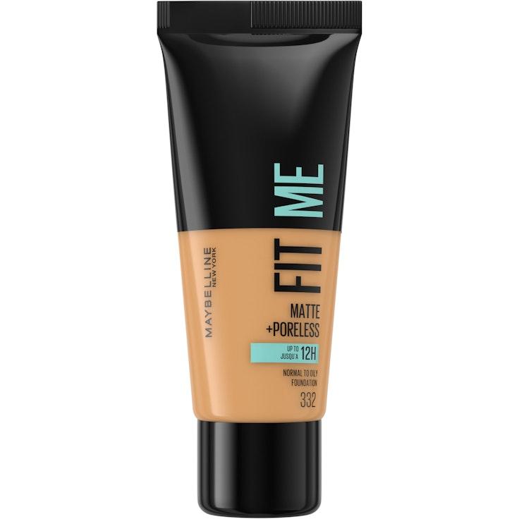 Maybelline New York Fit Me Matte+Poreless meikkivoide 332 Golden Caramel