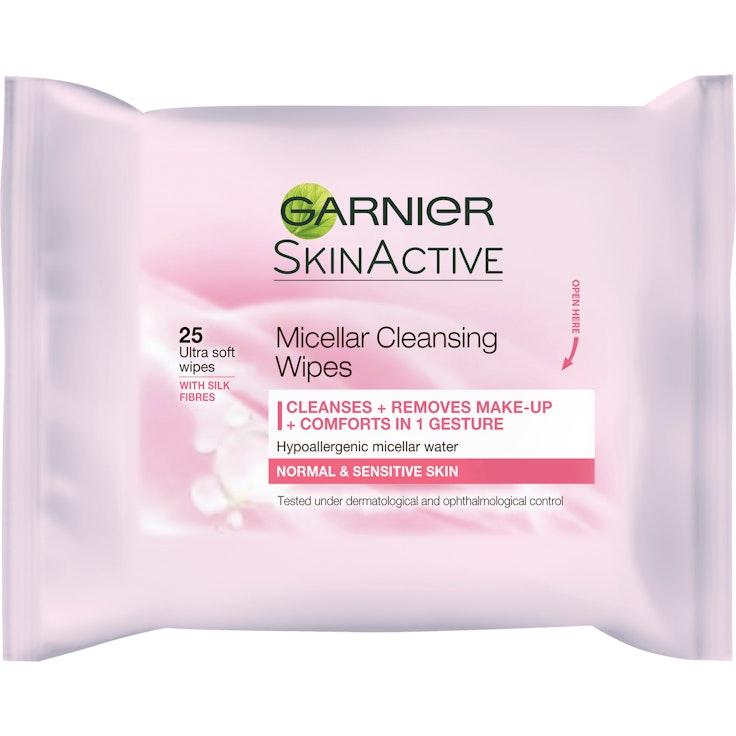 Garnier Skin Active Micellar puhdistusliinat 25kpl normaalille ja herkälle iholle
