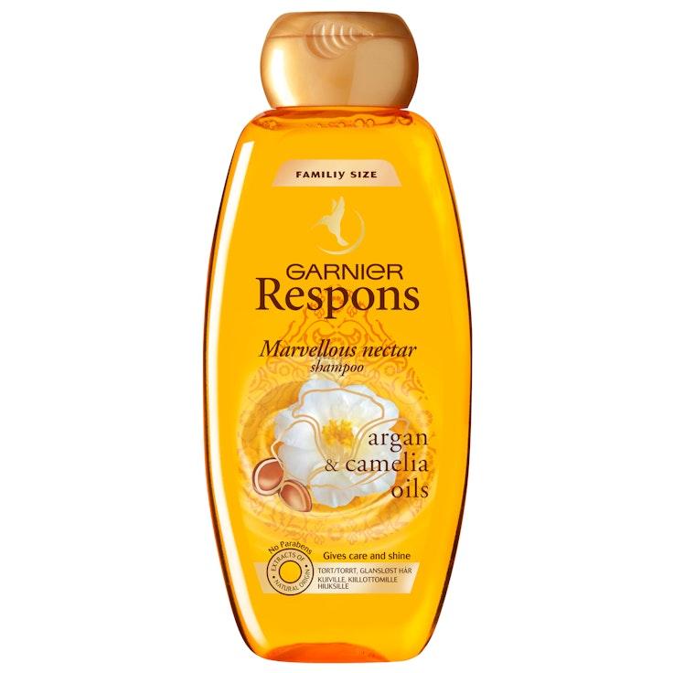 Garnier Respons shampoo 400ml Marvellous Nectar kuiville ja kiillottomille hiuksille