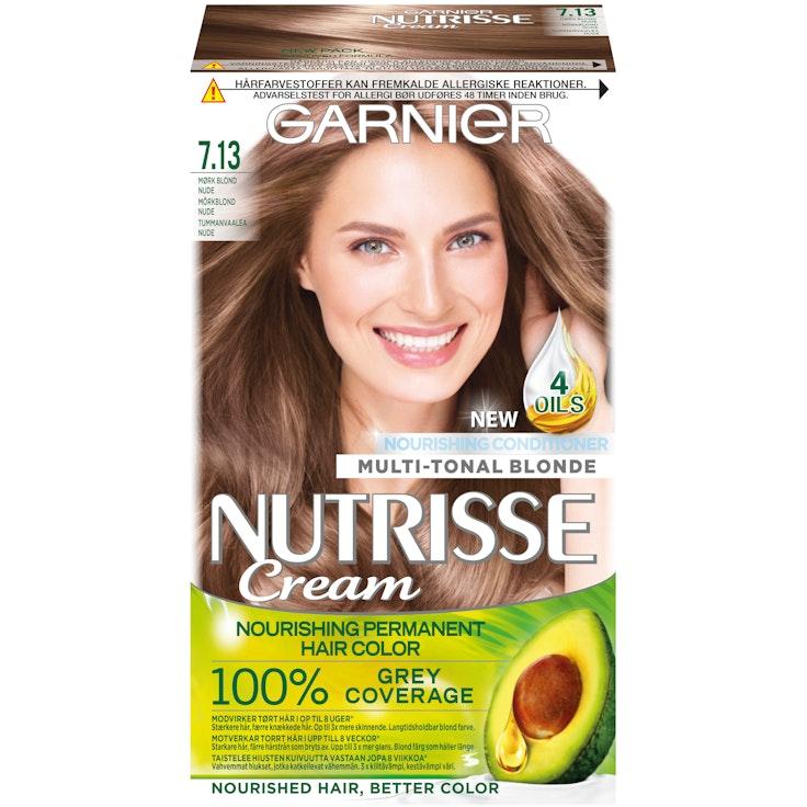 Garnier Nutrisse kestoväri 7.13 Tummanvaalea Nude