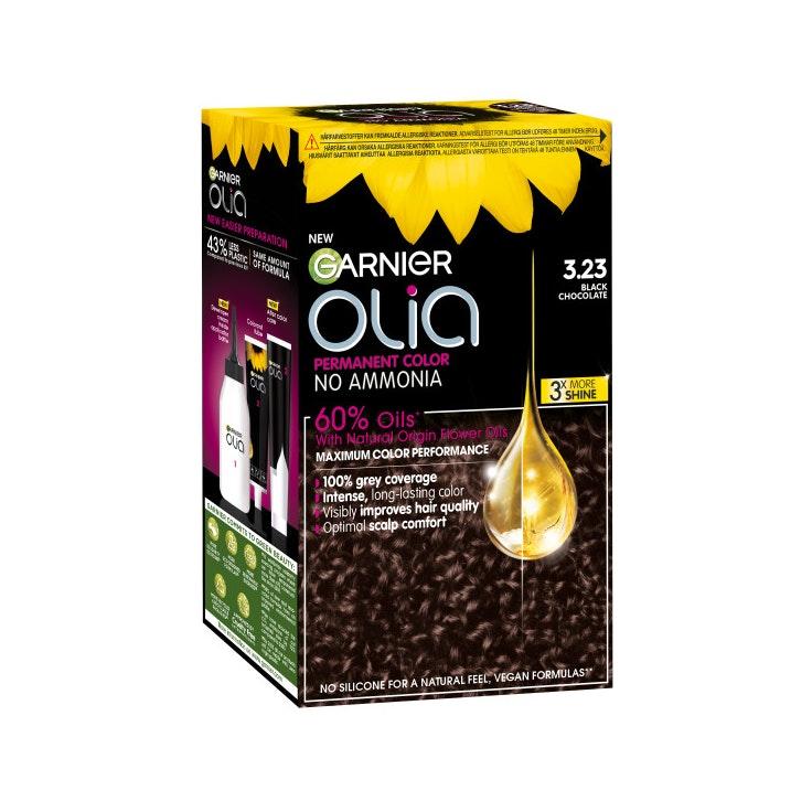 Garnier Olia 3.23 Black Chocolate kestoväri 1kpl