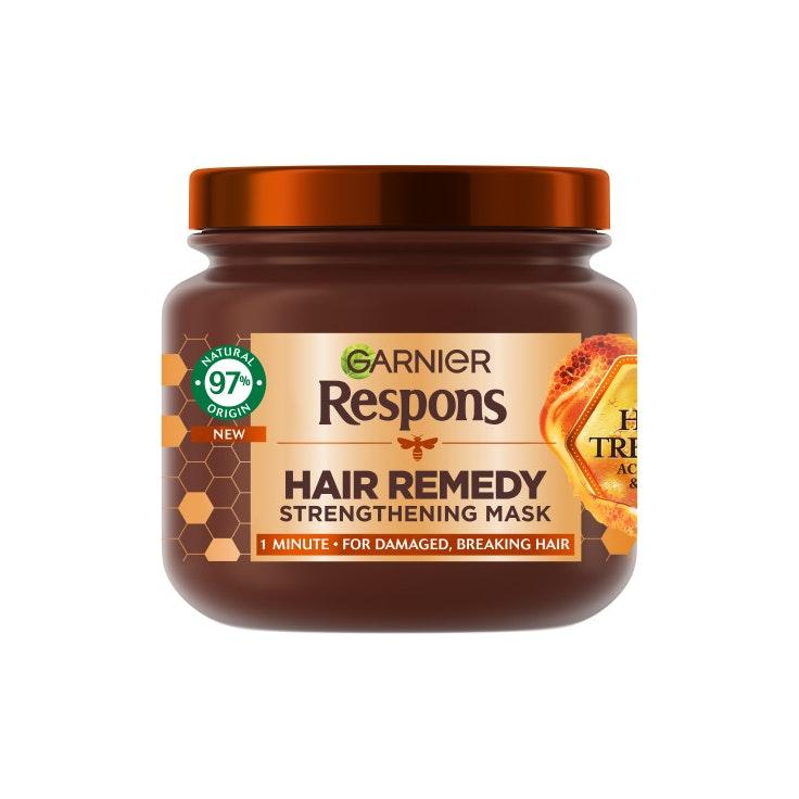 Garnier Respons hiusnaamio 340ml Honey Treasures vaurioituneille hiuksille