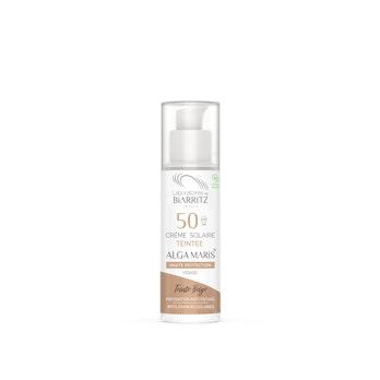 Alga Maris Sävyttävä aurinkovoide kasvoille SPF50 Beige 50ml