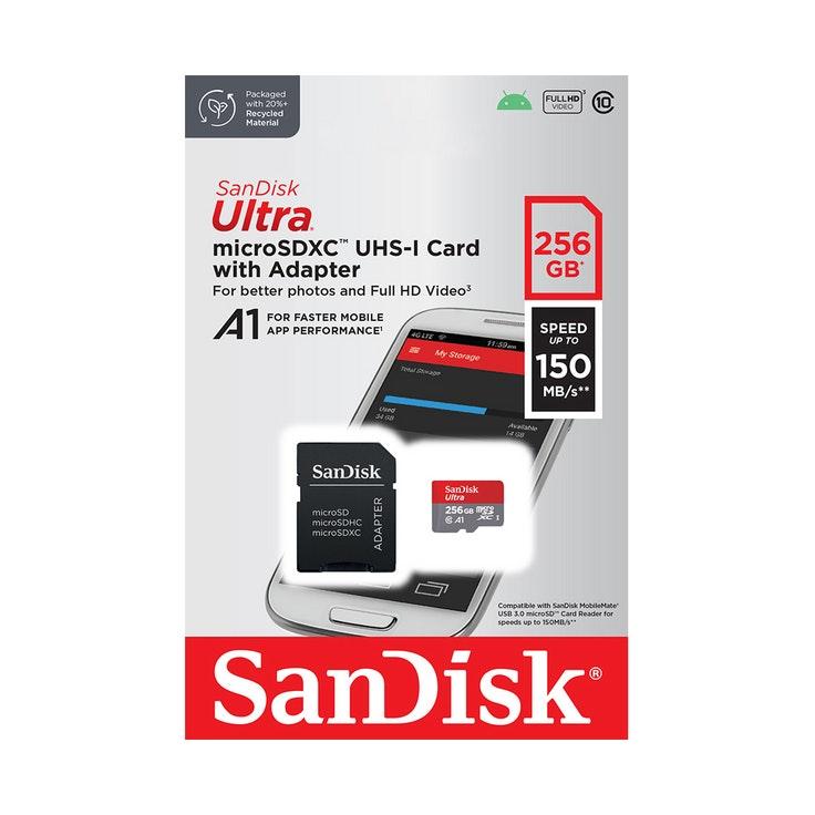 SanDisk Ultra 256 Gt microSDXC UHS-I -muistikortti