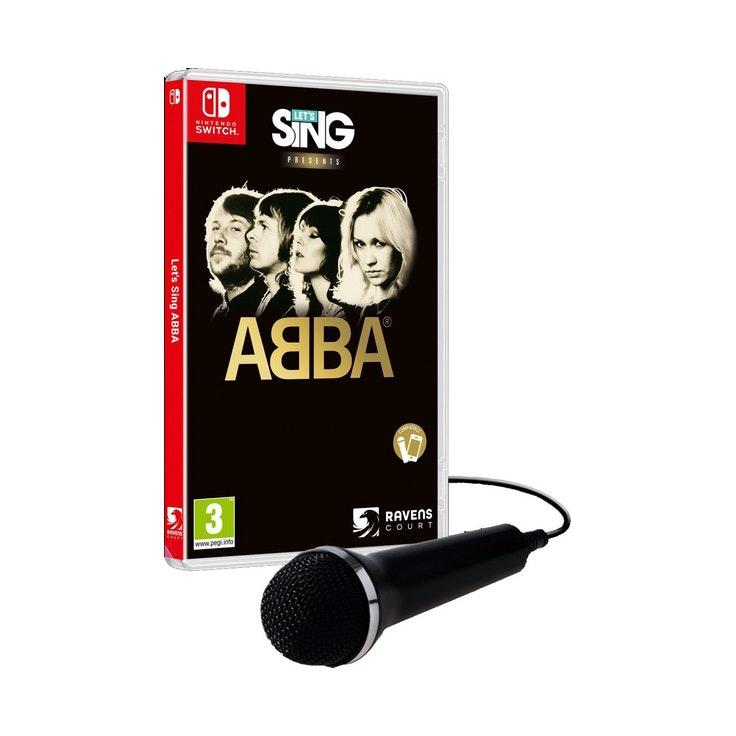 Let´s Sing ABBA + mikrofoni Nintendo Switch -peli