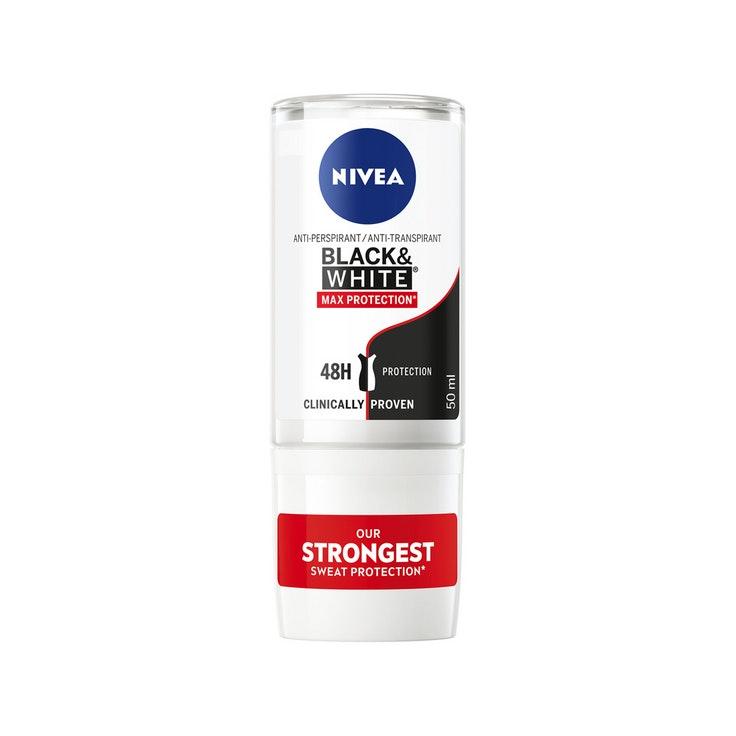 Nivea Deo Roll-on antiperspirantti 50ml Black & White Max Protection