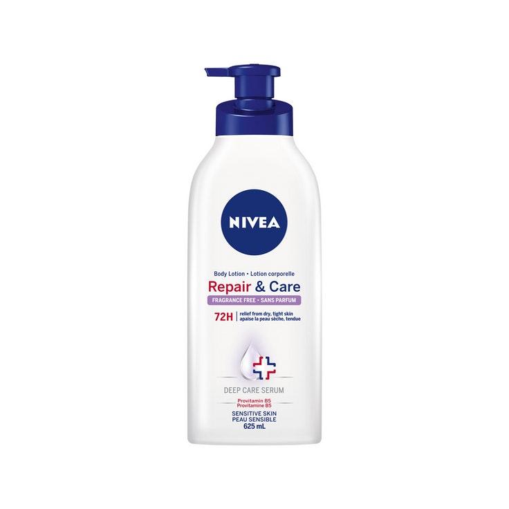 Nivea Repair & Care Fragrance-Free Body Lotion -vartalovoide 625ml