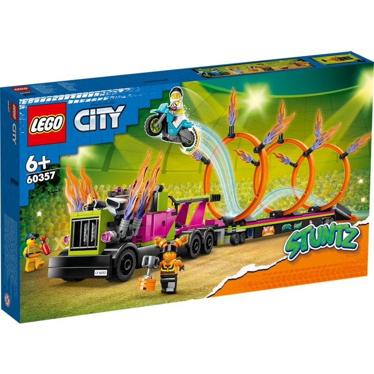 LEGO City 60357 Stunttiauto ja tulirengashaaste