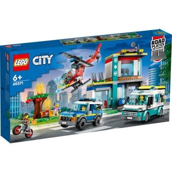 LEGO City Police 60371 Hälytysajoneuvojen päämaja