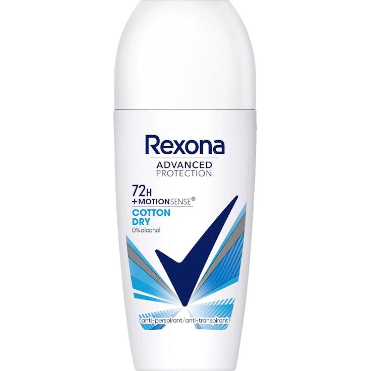 Rexona Advanced Protection antiperspirantti Deo Roll-on 50 ml Cotton Dry