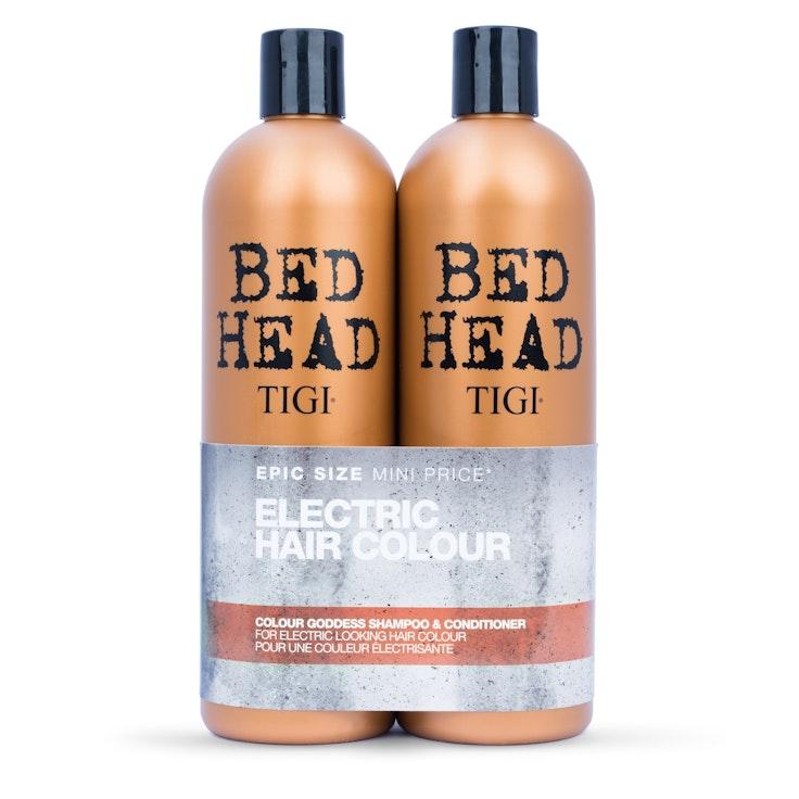 Tigi Bed Head 2x750ml Duo Colour Goddess Shampoo & Hoitoaine