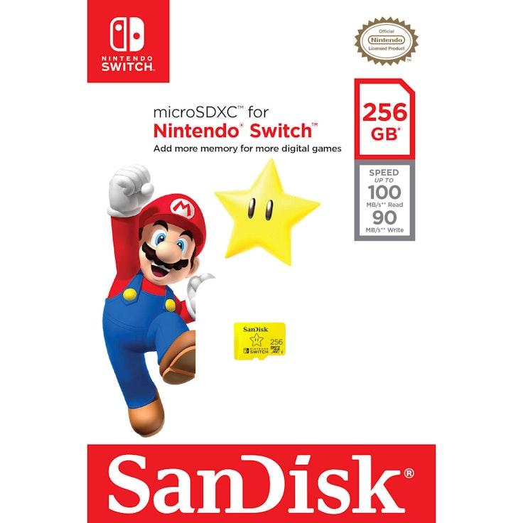 SanDisk Nintendo Switch 256 Gt MicroSDXC-muistikortti