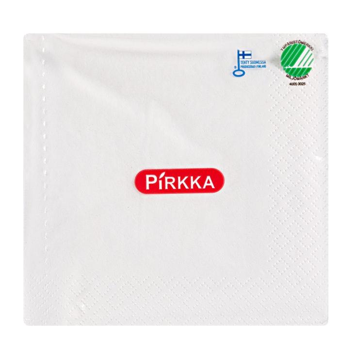 Pirkka lautasliina 24cm 50kpl valkoinen