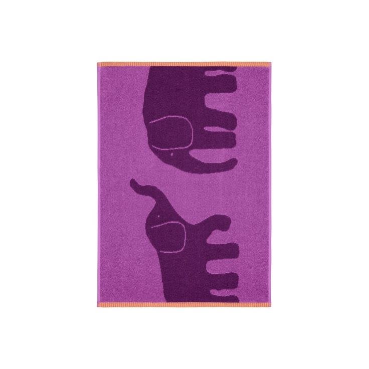 Finlayson Elefantti vapaa käsipyyhe 50x70 cm violetti-oranssi