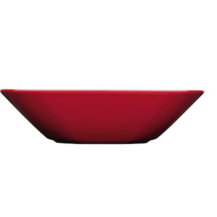 Iittala Teema lautanen syvä 21 cm punainen