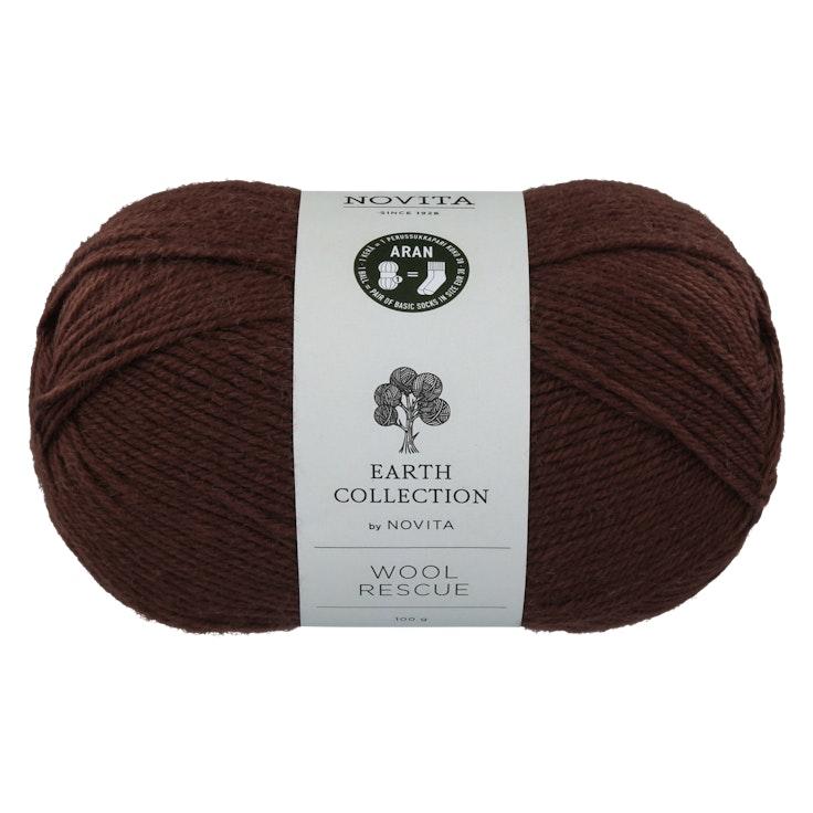 Novita Wool Rescue lanka 100g 653 käpy