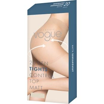 Classic Vogue Control Top 20 den sukkahousut suntan