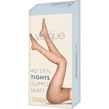 Classic Vogue Support 40 den sukkahousut musta