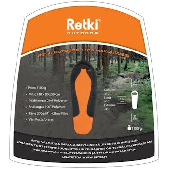 Retki Outdoor 1100 makuupussi