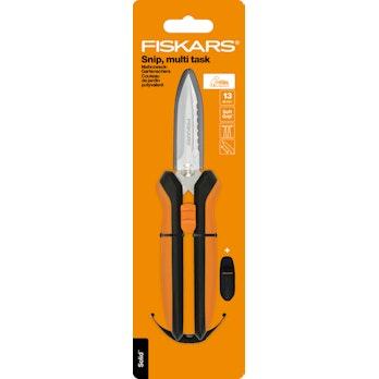 Fiskars Solid monitoimisakset SP320 tarkkuuskärjellä