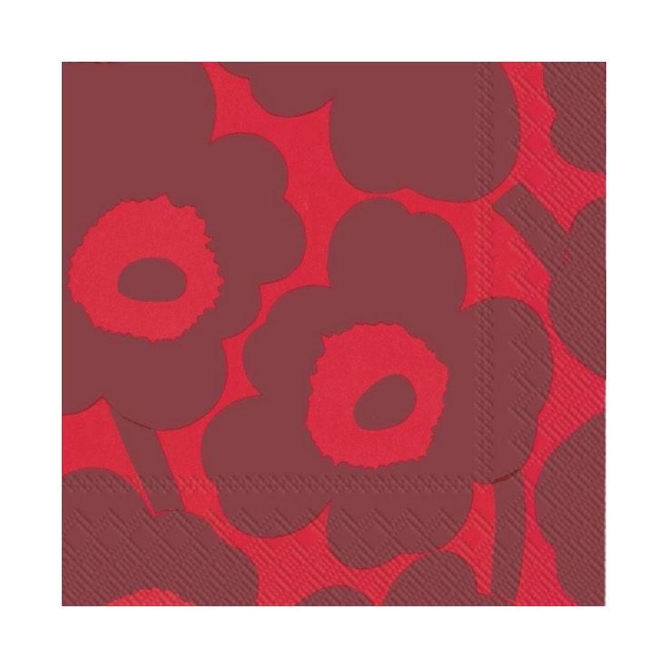 Marimekko liina 25cm 20kpl Unikko punainen