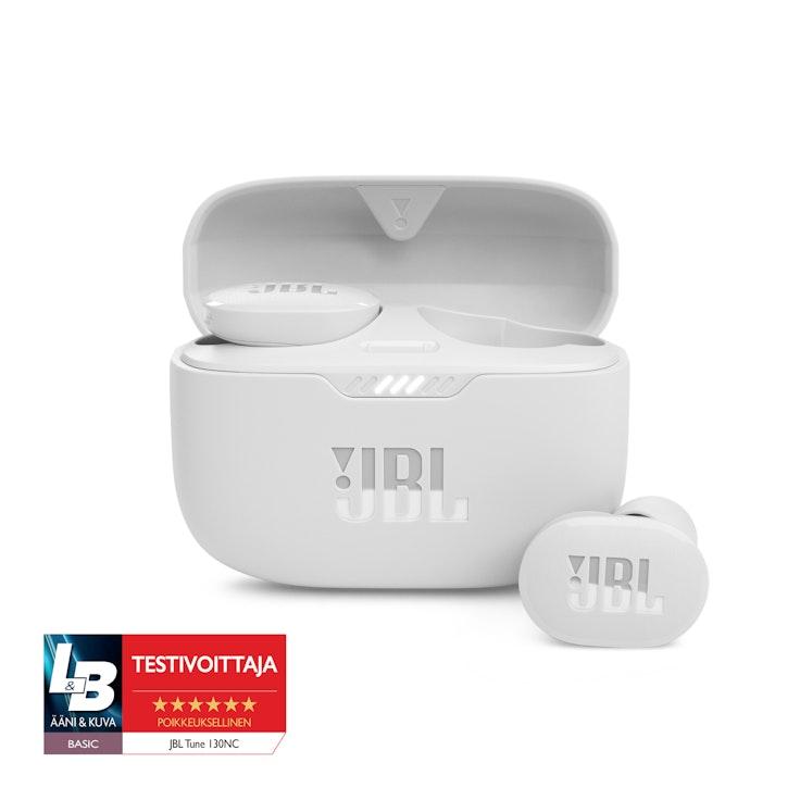 JBL Tune 130NC TWS langattomat vastamelunappikuulokkeet valkoinen