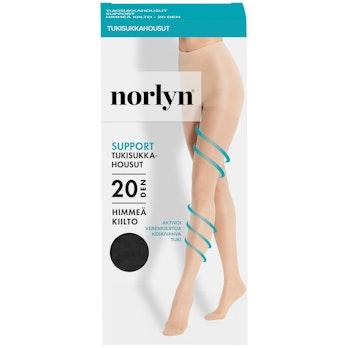 Norlyn A41560 support 20 den tukisukkahousut black