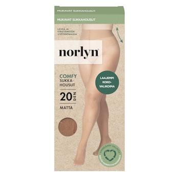 Norlyn A41621 comfy 20 den sukkahousut sand