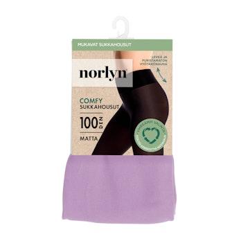 Norlyn A41620 comfy 100 den sukkahousut lavender