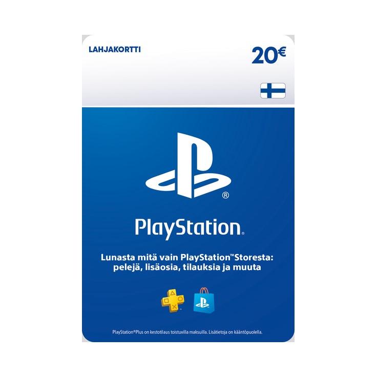 Sony PlayStation Network Card 20 EUR PSN latauskortti