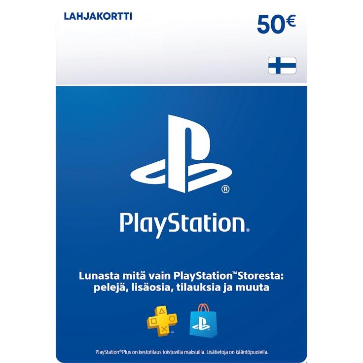 Sony PlayStation Network Card 50 EUR PSN latauskortti