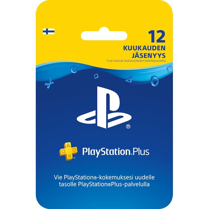 Sony PlayStation Network Plus 12 kk PSN+ jäsenyys