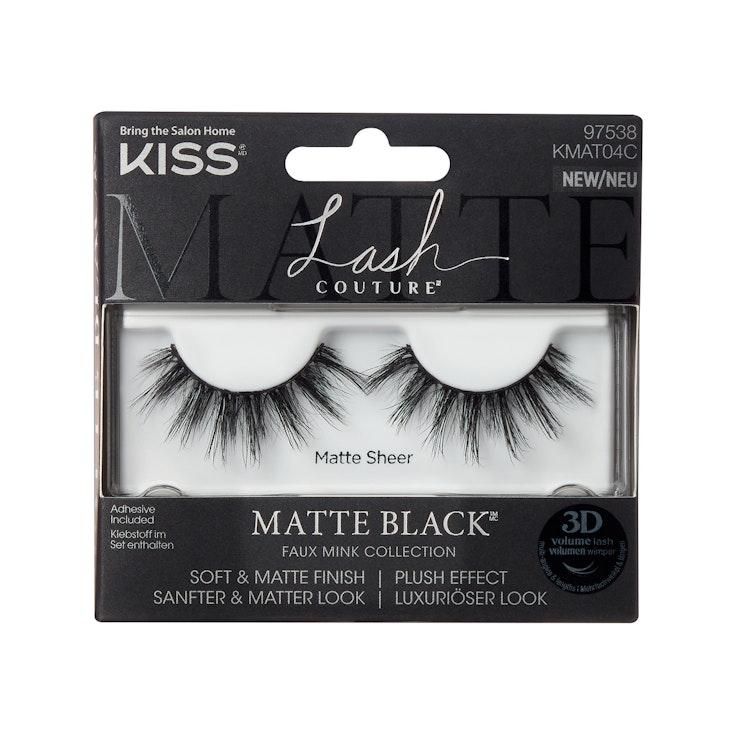 Kiss Lash Couture Matte Black Sheer irtoripset 1 pari