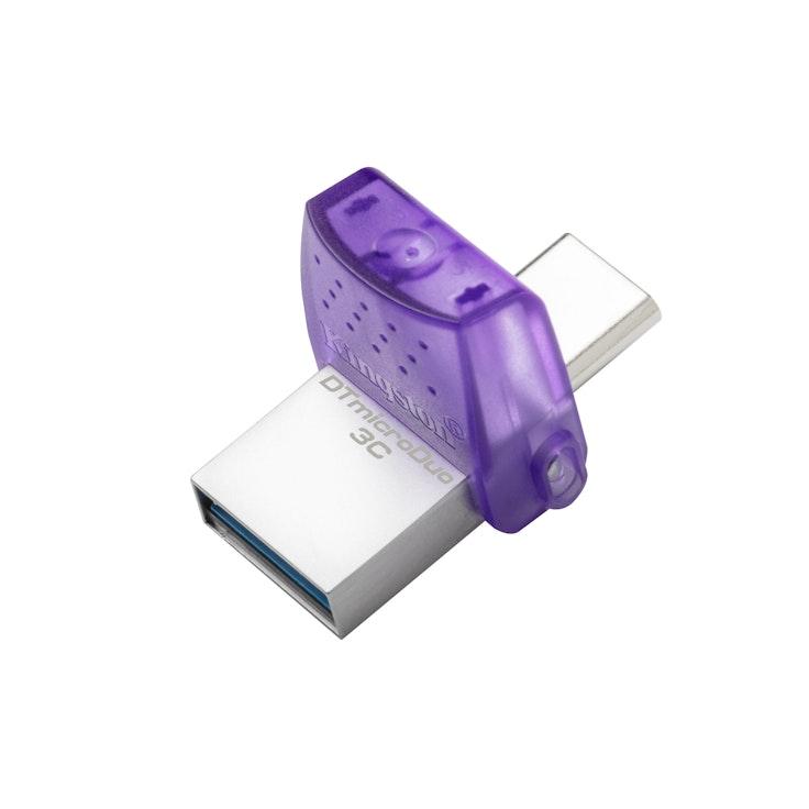 Kingston DataTraveler microDuo 3C 128 Gt USB-C/A -muistitikku