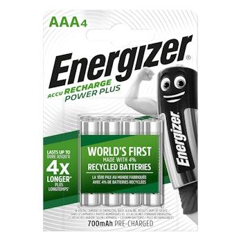 Energizer Power Plus 700mAh AAA -akkuparisto  4 kpl