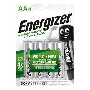 Energizer Power Plus 2000mAh AA -akkuparisto 4 kpl