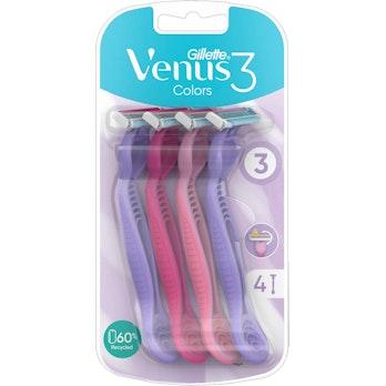 Gillette Venus varsiterä 4kpl Colors 3