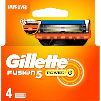 Gillette Fusion5 Power teräpakkaus 4 kpl