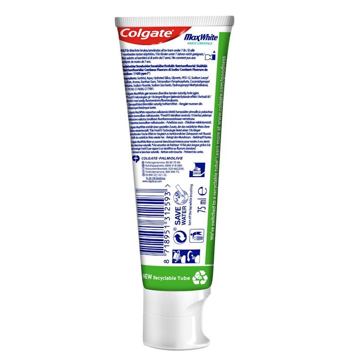 Colgate Max White White Crystals hammastahna 75ml