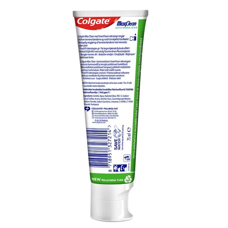 Colgate Max Clean Mineral Scrub hammastahna 75ml