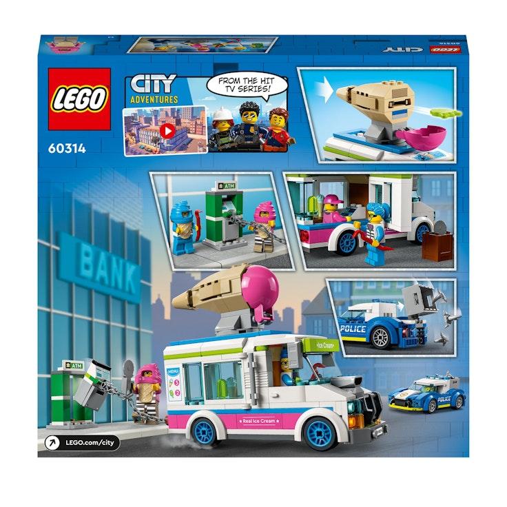 LEGO City Police 60314 Poliisin takaa-ajama jäätelöauto