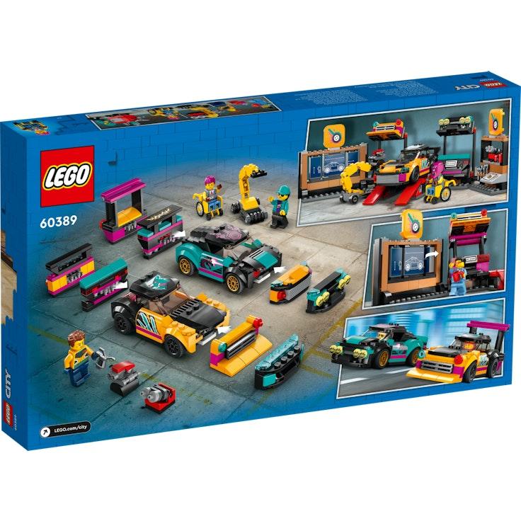LEGO City Great Vehicles 60389 Autojen tuunaustalli
