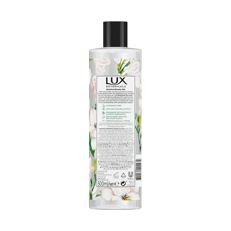 Lux Botanicals suihkusaippua 500ml Freesia & TeaTree Oil