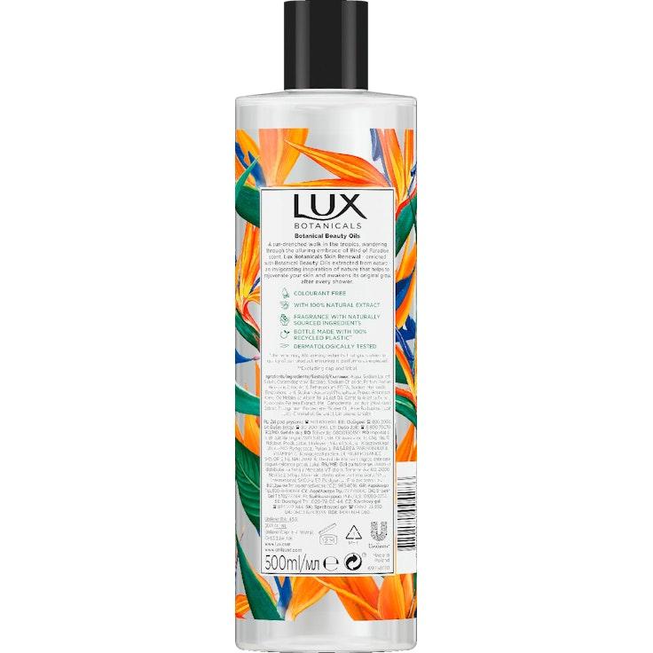 Lux Botanicals suihkusaippua 500ml Bird of Paradise & Rosehip Oil