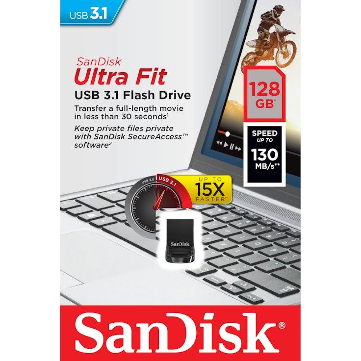 SanDisk UltraFit 128 Gt USB 3.1 -muistitikku