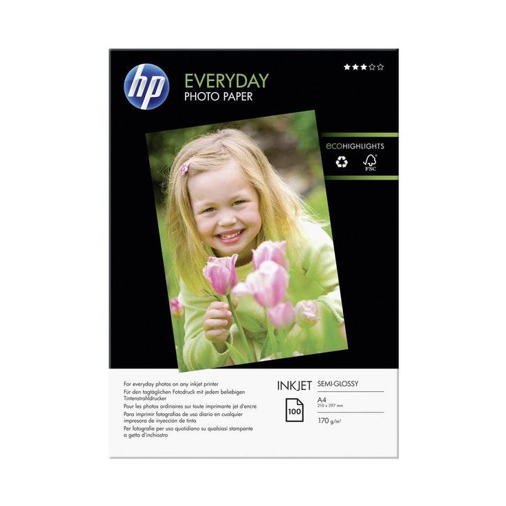 HP Everyday Glossy A4 valokuvapaperi 100 arkkia