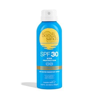 Bondi Sands aurinkospray SPF30 Aerosol Mist Spray Fragrance Free 193ml