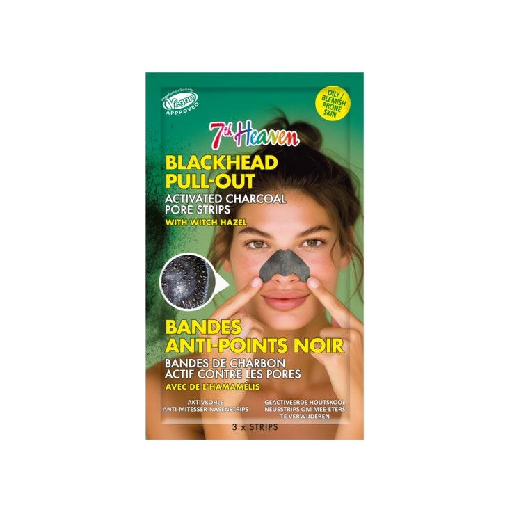 7th Heaven Natural Charcoal Nose Pore Strips ihonpuhdistuslaput nenälle 3kpl