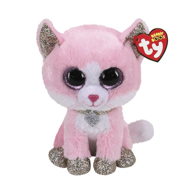 TY Beanie Boos FIONA - vaaleanpunainen kissa reg