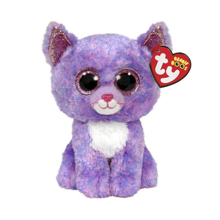 TY Beanie Boos CASSIDY -violetti kissa med